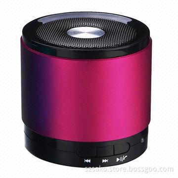 Wireless Speaker with Bluetooth V2.1, Portable, Mini Size, for Smartphone and iPhone